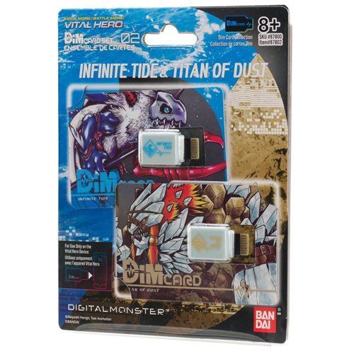 Vital Hero Infinite Tide and Titan of Dust DIM Card Pack