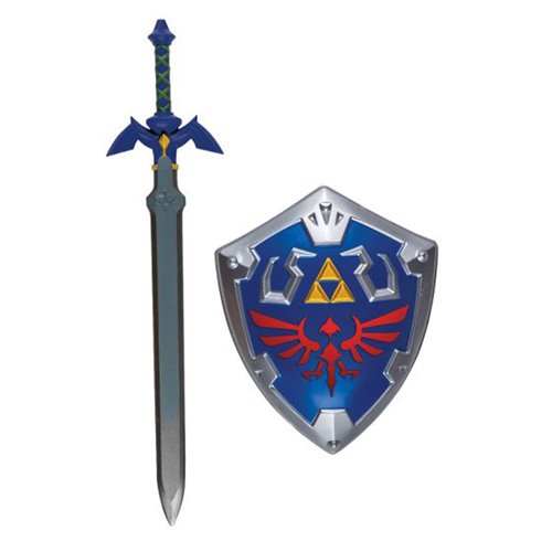 The Legend of Zelda Link Master Sword and Shield Roleplay Accessory Set