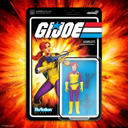 G.I. Joe DIC Purple Scarlett 3 3/4-Inch ReAction Figure