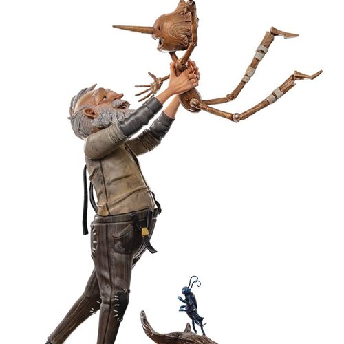 Pinocchio: Guillermo del Toro's Pinocchio - Geppetto and Pinocchio 1:10  Scale Statue - IRON STUDIOS - Hobby One
