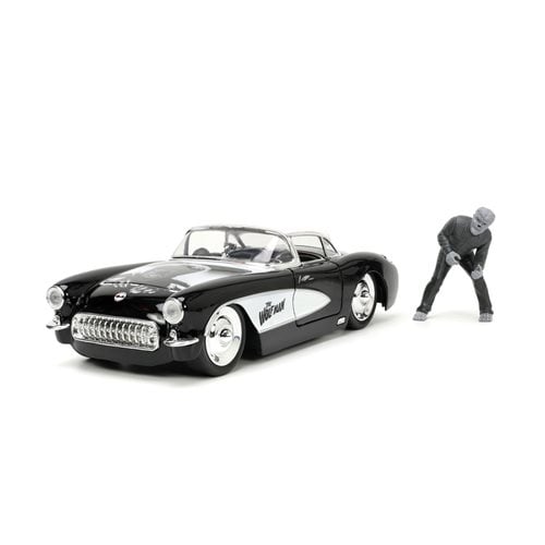 Hollywood Rides Universal Monsters Wolfman 1957 Chevrolet Corvette 1:24 Scale Die-Cast Metal Vehicle