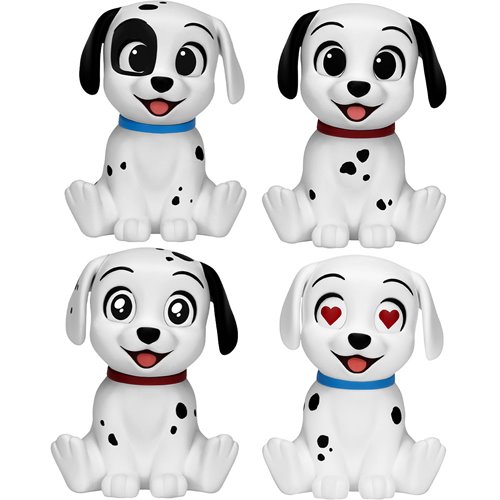 101 Dalmatians VPBP-037 Palm Size Vinyl Functional Piggy Bank Blind Box Set of 4