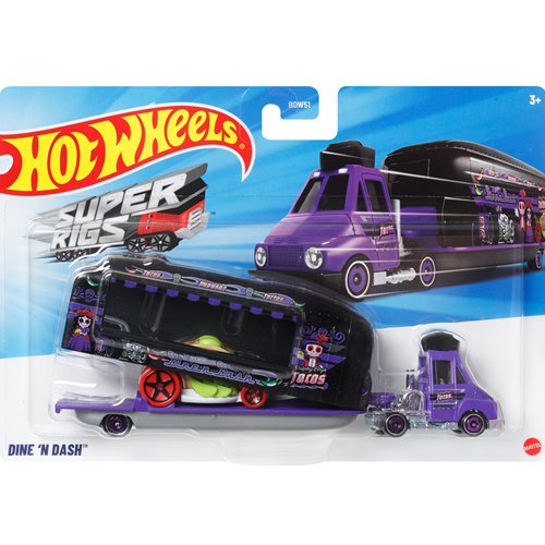 Hot Wheels Super Hauling Rig and Car 2025 Mix 5 Case of 6
