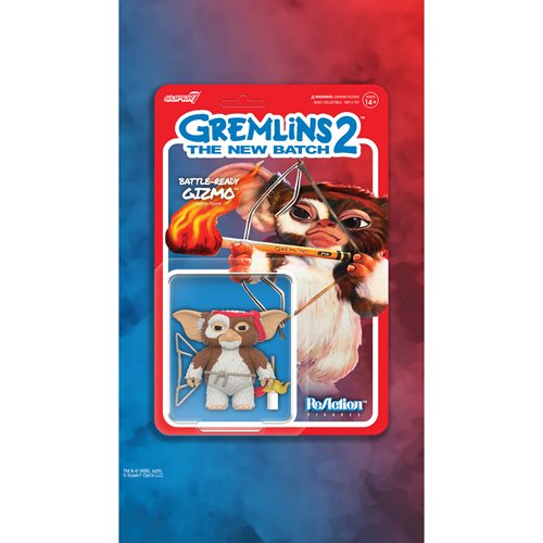 Gremlins 2 Gizmo (Battle Ready) 3 3/4-Inch ReAction Figure