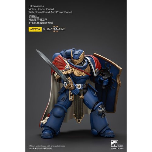 Joy Toy Warhammer Space Marine Ultramarines Victrix Honour Guard Version 2 1:18 Scale Action Figure