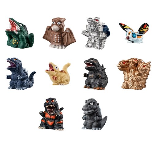 Godzilla SofviDoll Blind-Box Vinyl Mini-Figure Case of 10