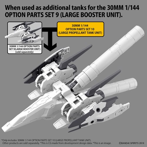 30 Minute Missions 21 Option Parts Set 10 Large Propellant Tank Unit 1:144 Model Kit