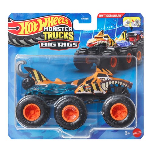 Hot Wheels Monster Trucks Big Rigs 1:64 Scale Vehicle 2026 Mix 2 Case of 4