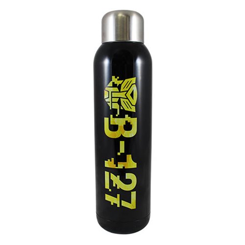 Transformers Bumblebee B-127 Yellow and Black 22 Oz. Stainless Steel Water  Bottle