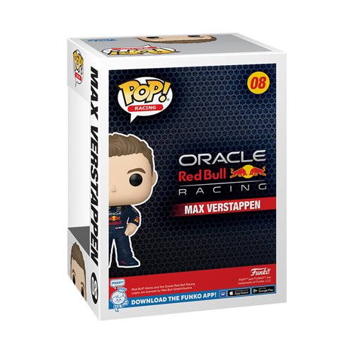 Formula 1 Max Verstappen with Helmet Funko Pop! Vinyl Figure