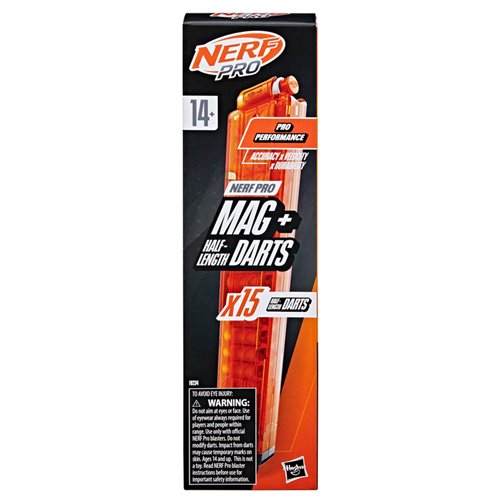 Nerf Pro Magazine Half-Length Magazine and 15 Pro Half-Length Darts