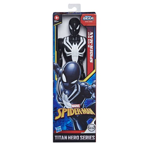 Spider-Man Titan Hero Series Black Suit Spider-Man 12-Inch Action Figure