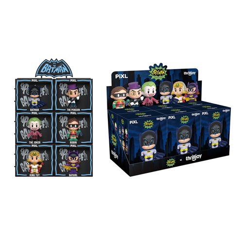 Batman 66 Blind Box PIXL Mini-Figure Display Case of 6