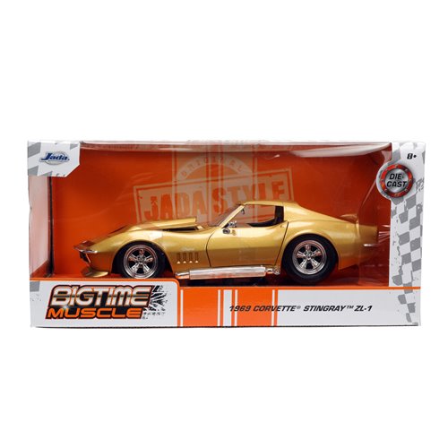 Bigtime Muscle 1969 Corvette Stingray ZL-1 1:24 Scale Die-Cast Metal Vehicle