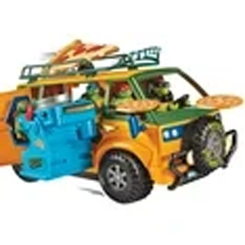Teenage Mutant Ninja Turtles Mutant Mayhem Pizza Fire Delivery Van Vehicle