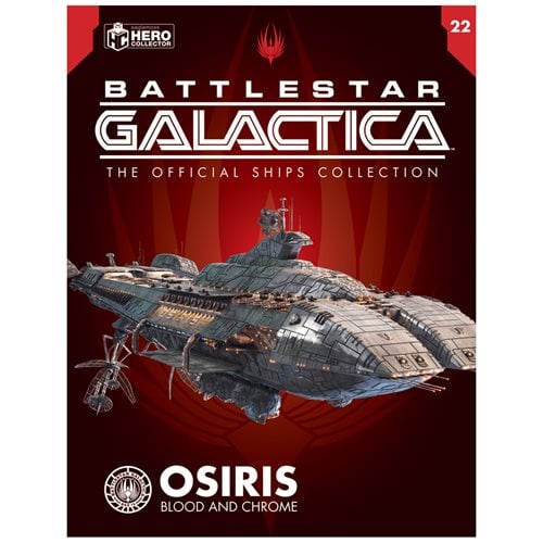 Battlestar Galactica Collection Orion Class Osiris Ship with Collector Magazine