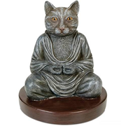 Cat Buddha 5-Inch Statue