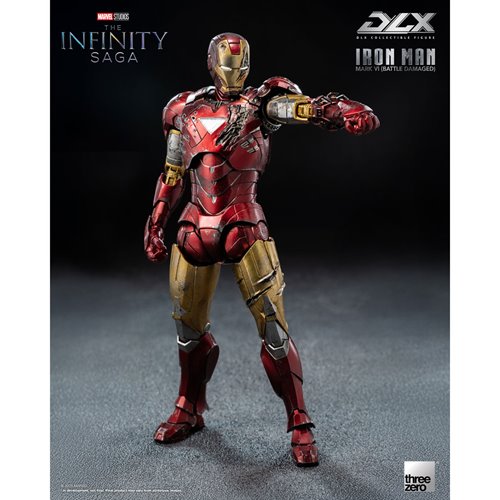 Marvel Studios: The Infinity Saga Iron Man Mark 6 Battle Damaged DLX Action Figure