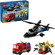 LEGO City 60462 Helicopter, Fire Truck & Submarine Remix