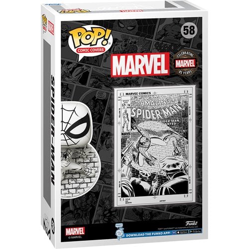 Marvel's 85th Anniversary Spider-Man Funko Pop! Comic Cover Figure with Case