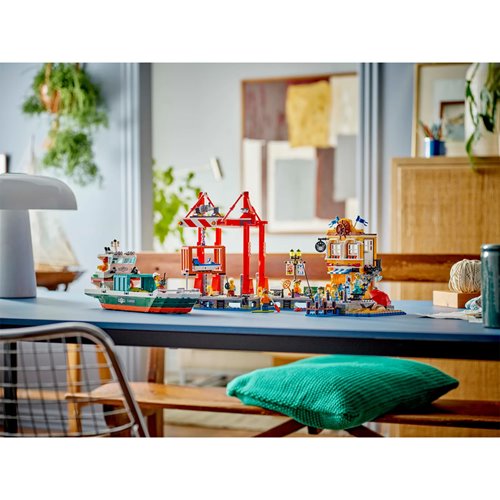 LEGO City 60422 Seaside Harbor with Cargo Ship