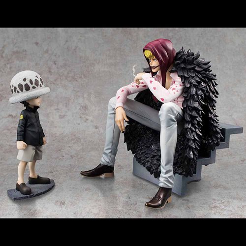 One Piece Portrait of Pirates Corazon and Law Limited Edition Statue Set - ReRun