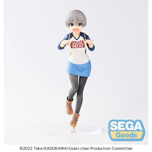 Uzaki-chan Wants to Hang Out! Hana Uzaki Lauging Version Super Premium Figure Statue