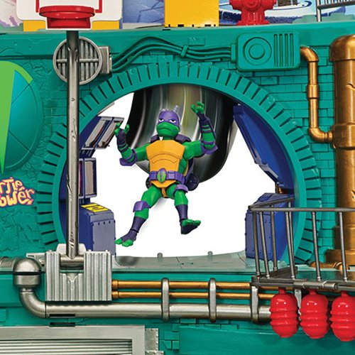rise of the tmnt epic sewer lair playset