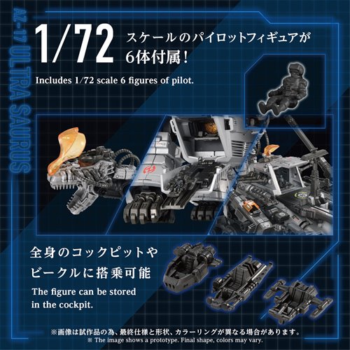 Zoids Advanced Zi AZ-17 Ultra Saurus 1:72 Scale Model Kit