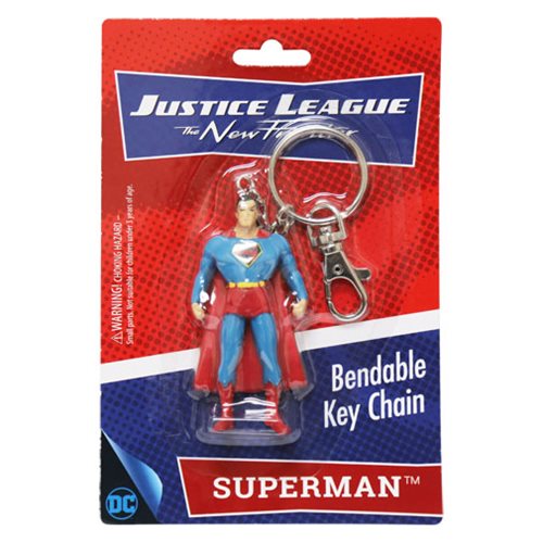 Superman 3 inch Bendable Keychain 