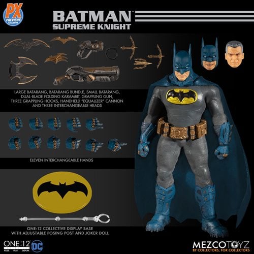 Batman Supreme Knight Batman Blue One:12 Collective Action Figure - Previews Exclusive