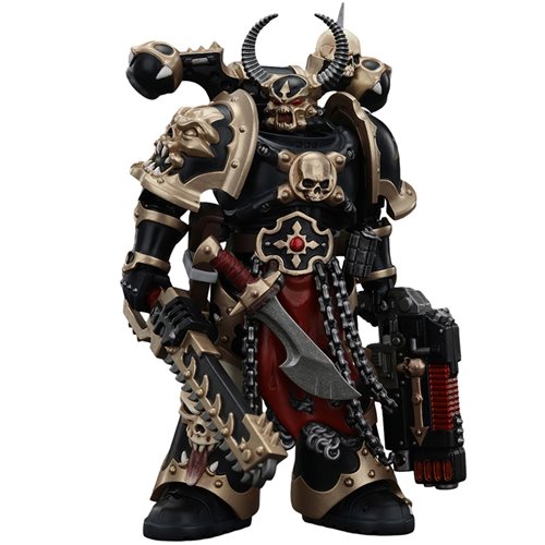 Joy Toy Warhammer 40,000 Chaos Space Marines Black Legion Chosen Chainsword 1:18 Scale Action Figure