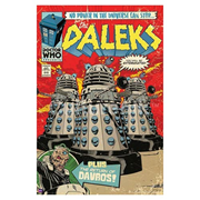 Doctor Who The Daleks Comic Book Cover Poster