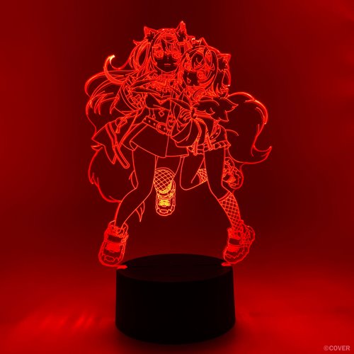 Hololive Advent Fuwawa and Mococo Abyssgard Otaku Lamp