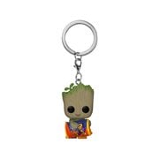 I Am Groot with Cheese Puffs Pocket Pop! Key Chain