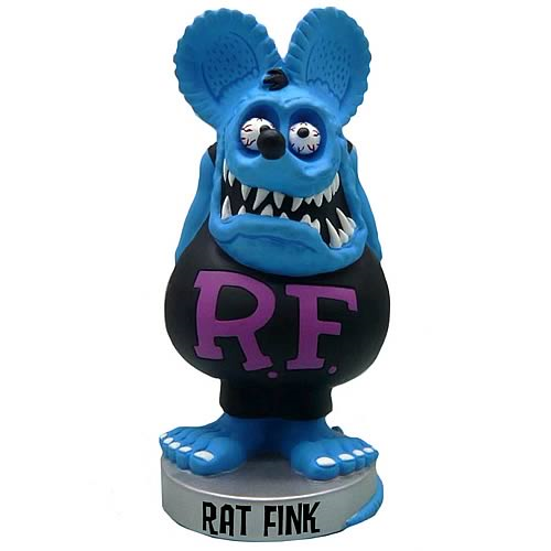 Rat Fink Blue Bobble Head - Entertainment Earth