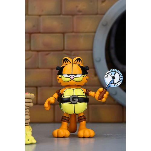 Teenage Mutant Ninja Turtles Archie Comics x Garfield Ultimate Garfello with Odie 7-Inch Scale Actio