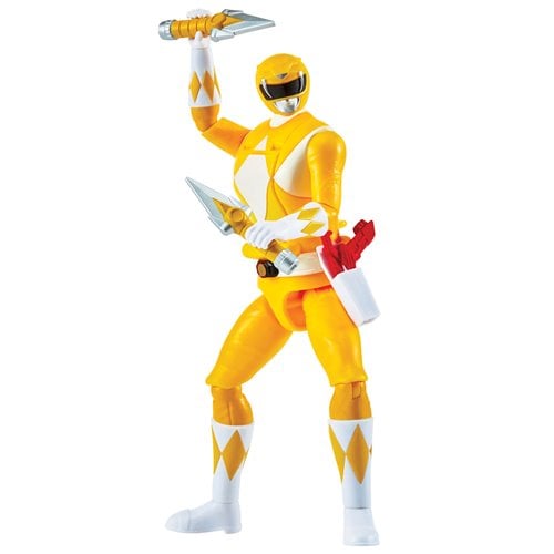 Mighty Morphin Power Rangers: Re-Ignition Auto Morphin Yellow Ranger Action Figure