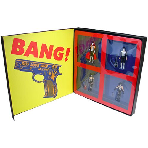 KISS Love Gun 3 3/4-Inch Action Figure Deluxe Box Set - Convention Exclusive
