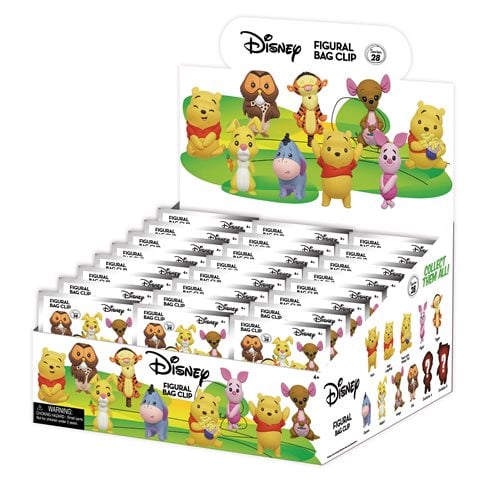 Winnie the Pooh Figural Bag Clip Display Case