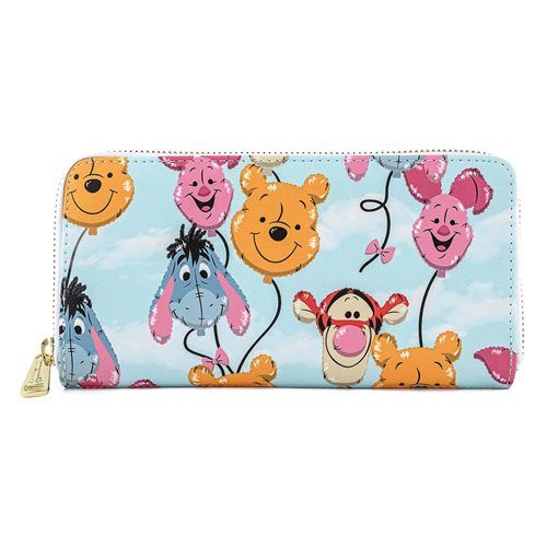 Winnie the Pooh Balloon Friends Zip-Around Wallet