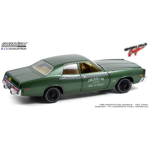 Beverly Hills Cop (1984) 1:18 Scale Artisan Collection 1976 Plymouth Fury Checker Cab