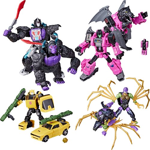 Transformers Buzzworthy Bumblebee Worlds Collide Set of 5, Not Mint