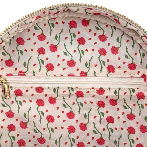 Beauty and the Beast Rose Pin Collector Backpack
