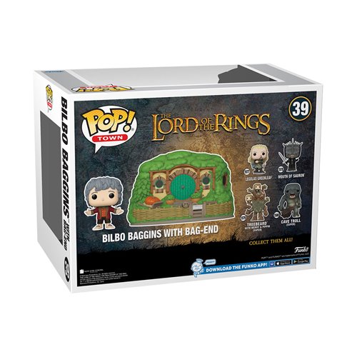 The Lord of the Rings Bilbo and Bag End Pop! Town