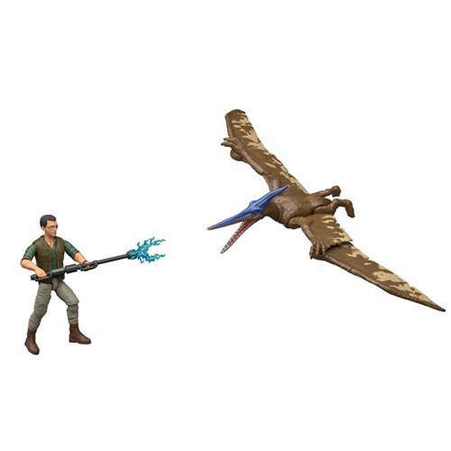 Jurassic World Rebirth Dr. Henry Loomis and Pteranodon Action Figure 2-Pack