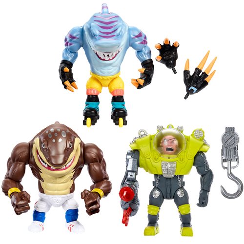 Street Sharks 30th Anniv. Wave 2 Action Figure Case of 3