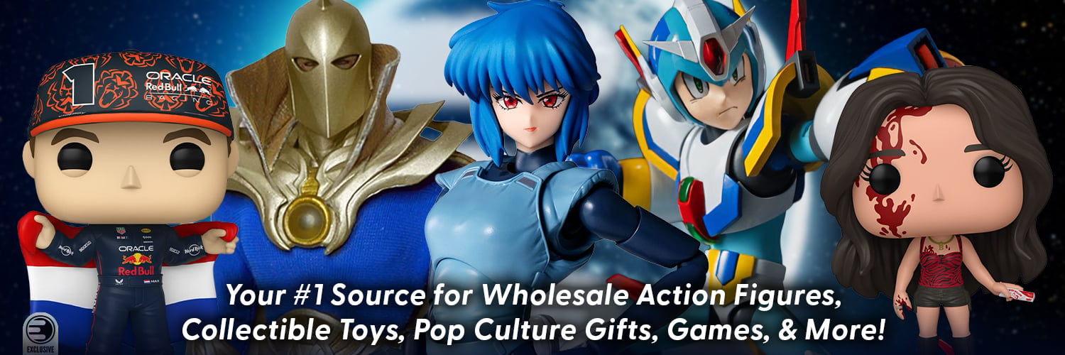 Your #1 Source for Wholesale Action Figures, Collectible Toys, Pop Culture Gifts, Games, & More!