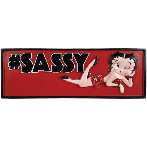 Betty Boop Sassy Desk Sign