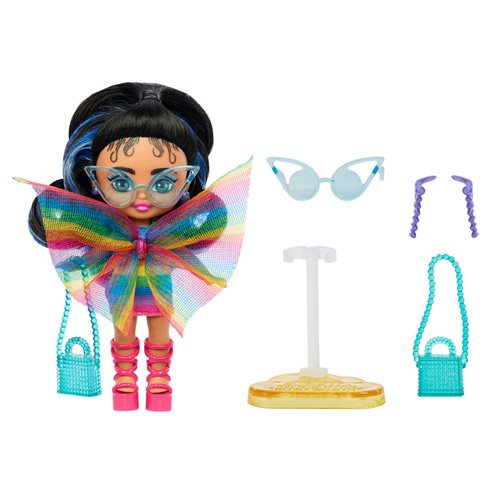 Barbie Extra Fly Mini Minis Rainbow Dress Doll